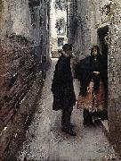 John Singer Sargent A Street in Venice oil painting